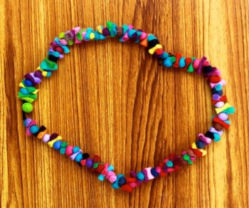 Felt Beads Necaklace